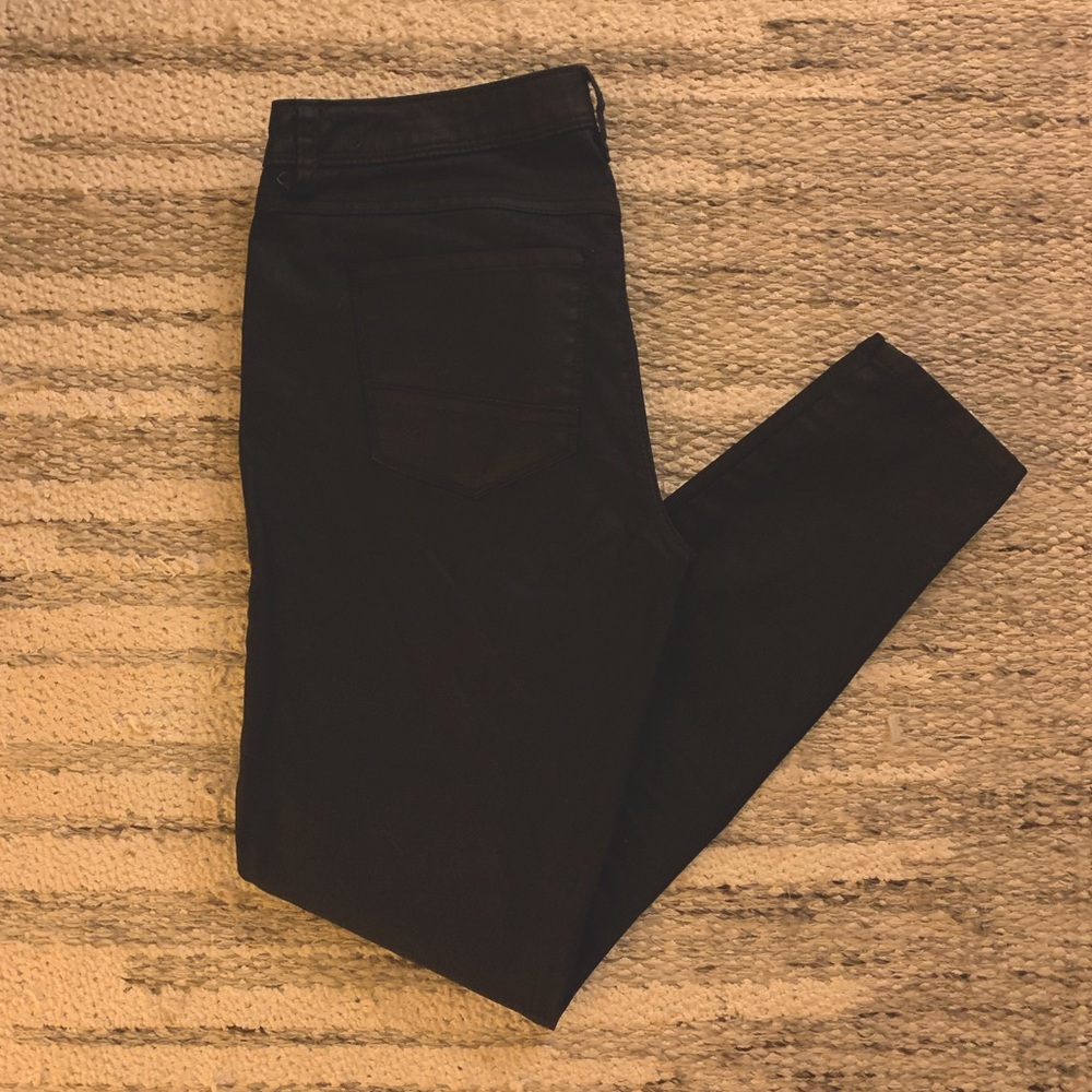 Lauren Conrad Coated Denim Skinny Jeans